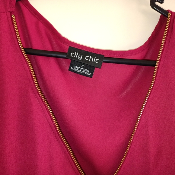❤️ HOST PICK ❤️ CITY CHIC Sexy Fling Top in Pink Size S - Picture 4 of 5